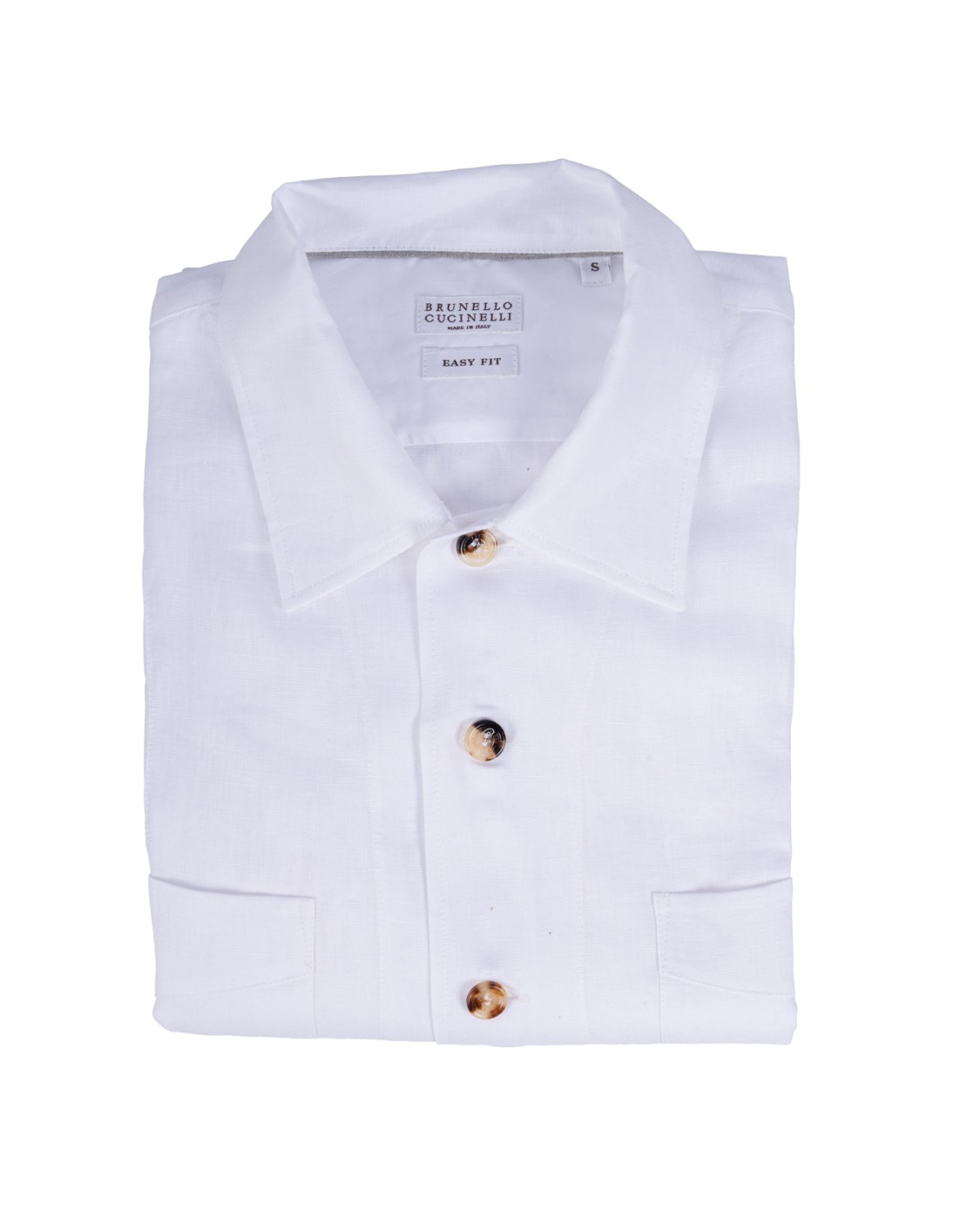 shop BRUNELLO CUCINELLI  Camicia: Brunello Cucinelli guayabera easy fit in lino.
Chiusura con cannoncino e bottoni in corno.
Colletto classico.
Due taschini a toppa su petto.
Tasche basse a toppa.
Polsini con bottone.
Easy fit.
Composizione: 100% LINO.
Made in Italy.. MM6840648-C001 number 9125839